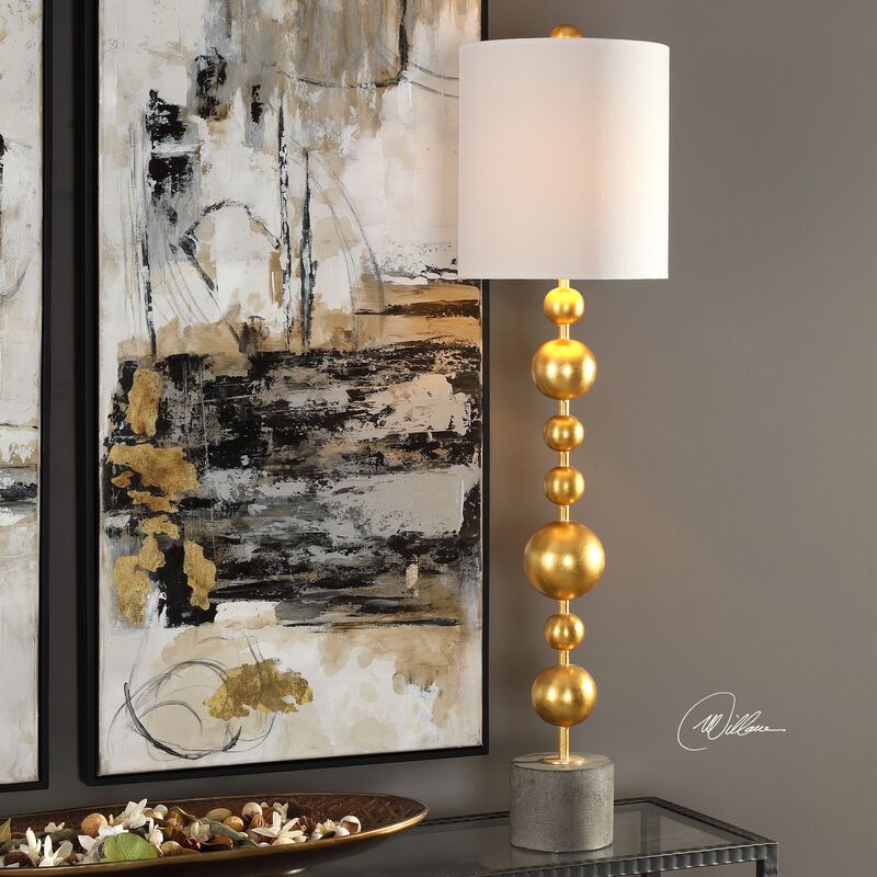 Uttermost Selim Gold Buffet Lamp image number 1